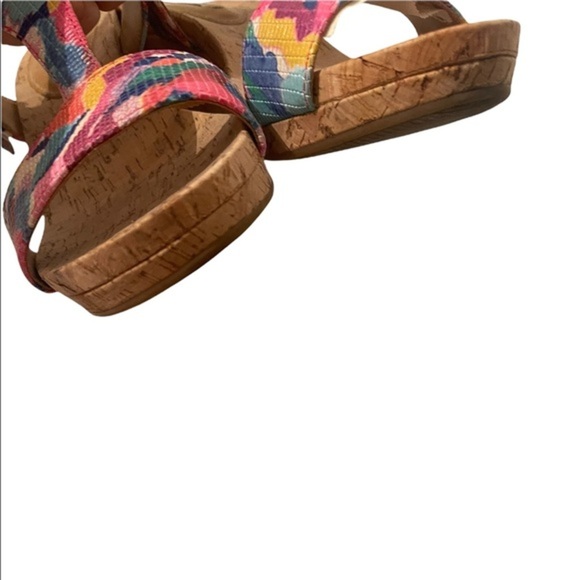 Alex Marie Wedge Multicolored Sandals Size 7M - Picture 8 of 8